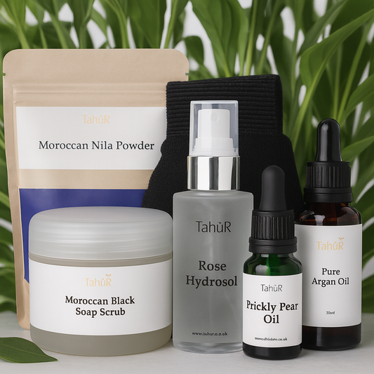Complete Moroccan Skincare Bundle (with Black Soap Scrub)