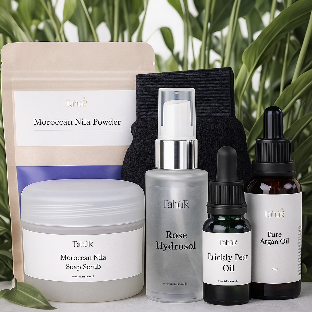 Complete Moroccan Skincare Bundle (with Nila Soap Scrub)