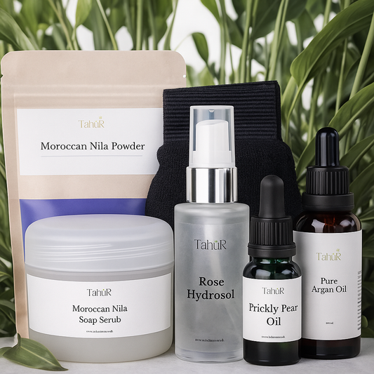 Complete Moroccan Skincare Bundle (with Nila Soap Scrub)