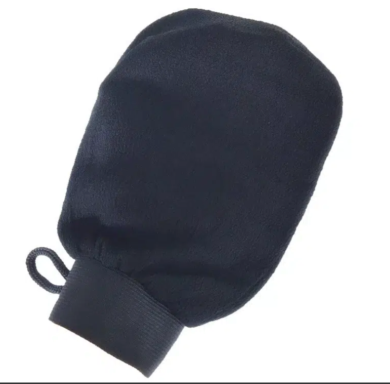 Authentic Moroccan Nila Soap Scrub + Kessa Glove (Bundle)