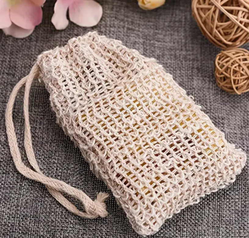 Turmeric and Kojic Acid Soap + Exfoliating Pouch (Bundle)